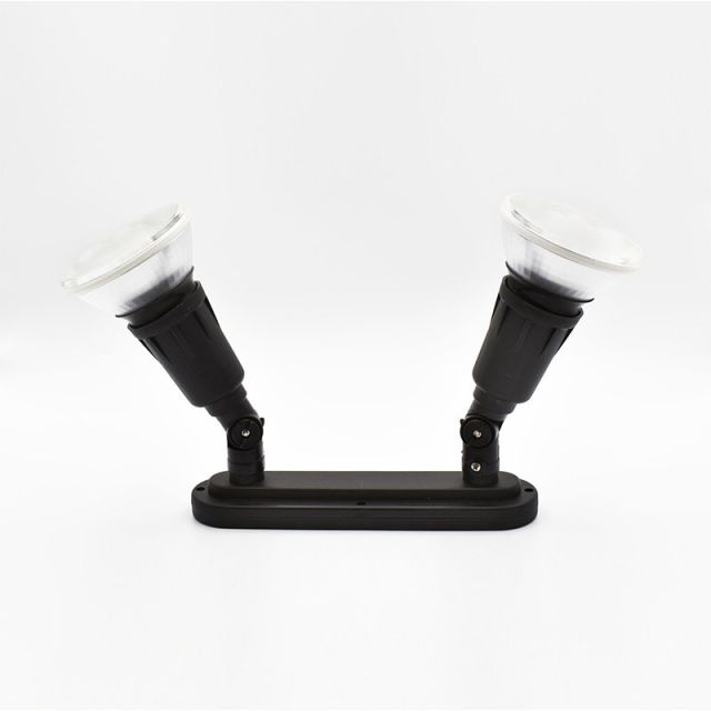 Double Recessed Garden Spot Bar Black 0173012603