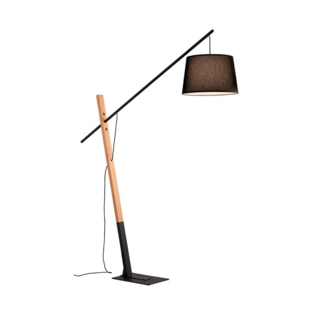Floor Lamp E27 Black Crane 42041
