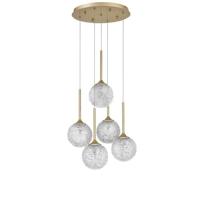 Pendant 5/lights G9 Gold Mirano 9260212