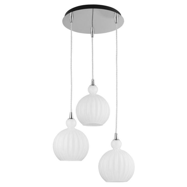 Pendant 3/lights E14 White Odell 9190882