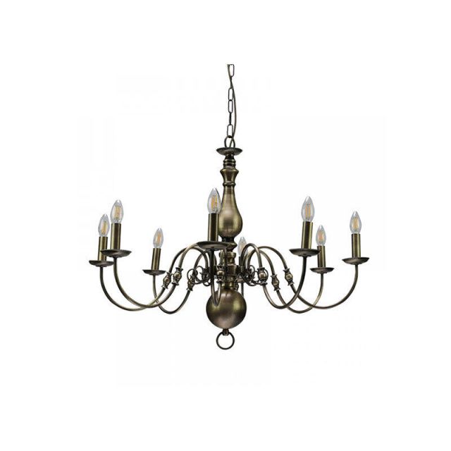 Pendant 8/lights E14 Brass 5309-8