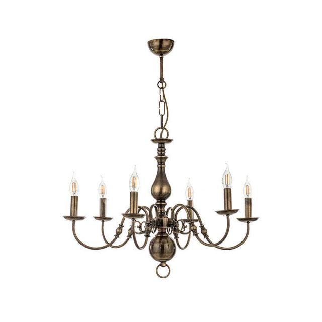 Pendant 6/lights E14 Brass 5309-6