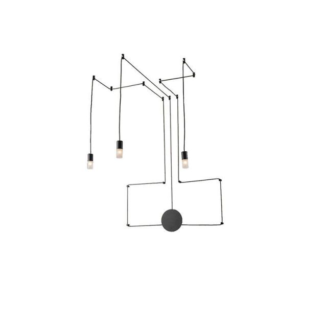 Pendant 3/lights G9 Anthracite 500cm Fan Europe Luce I-Spider-Pl3 8031414869664