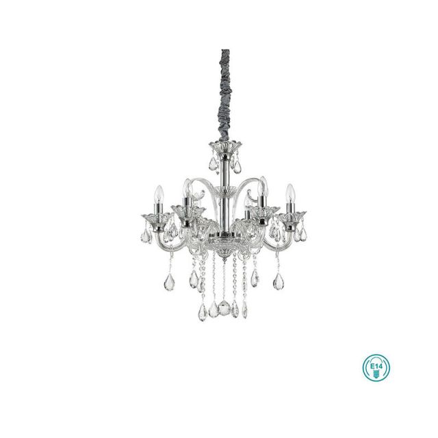 Chandelier 6/lights with Crystal Colossal 114194