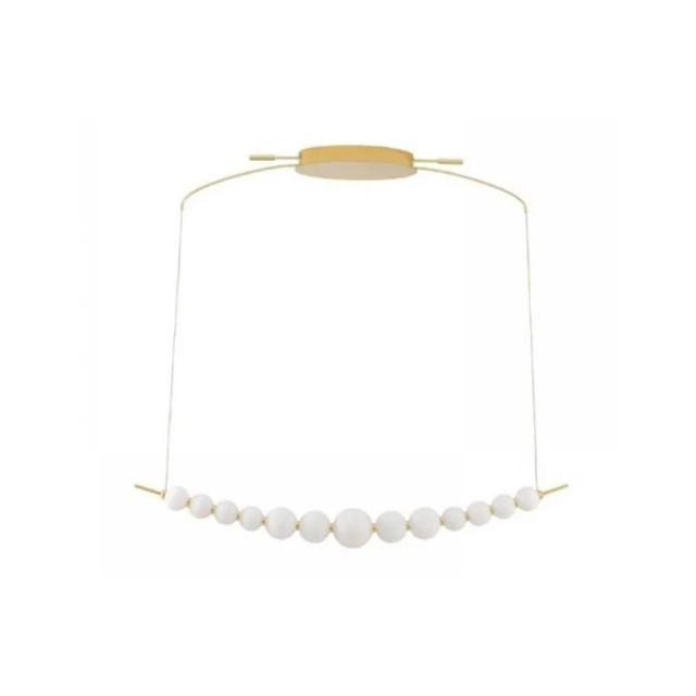 Pendant Light Perla 32W 3000K White/Gold Dim 9695205