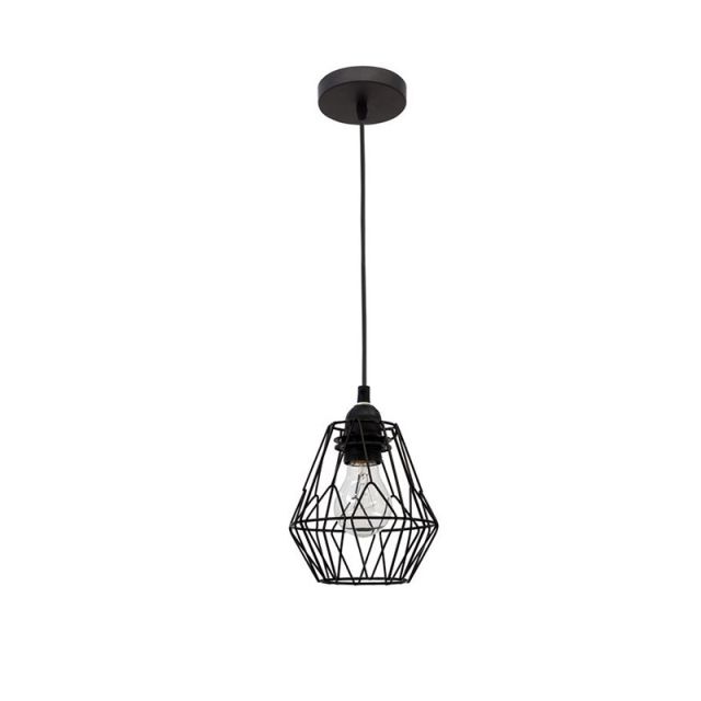 Pendant Light Ε27 12W Black Isabela 8801501