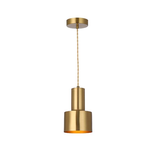 Pendant Single Light E27 60W Brass Solo 4265900