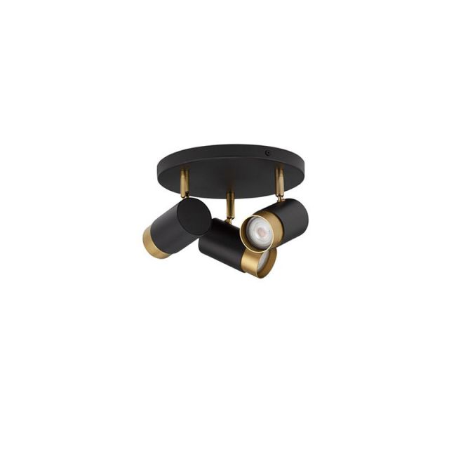 Ceiling Light LED GU10 Black Pogno 9111438