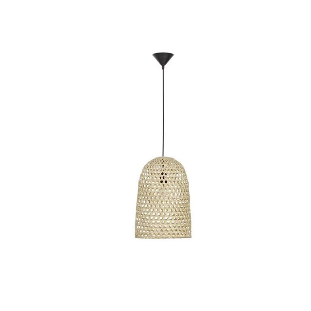 Pendant Light LED E27 12W Natural Rattan Aurora 9586509