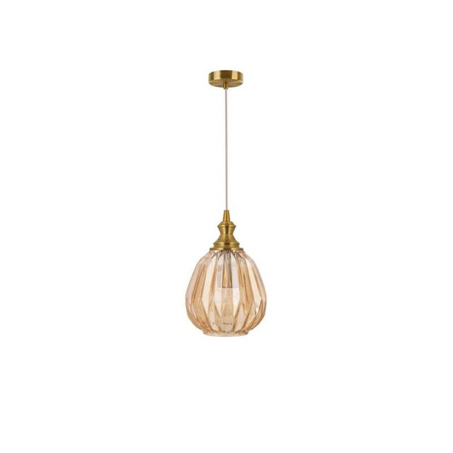 Pendant Light LED E27 12W Brass Zarley 9066102