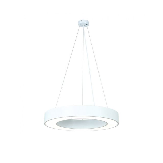 Round Pendant Light LED 95W 4000K Black 6171-120