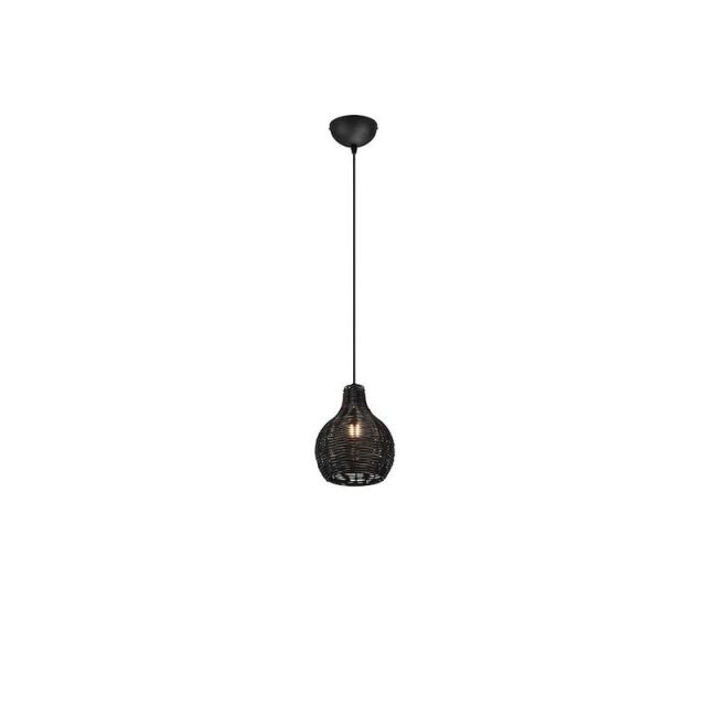 Pendant Light Sprout 1xE14 40W Φ17 Black Rattan R31291002