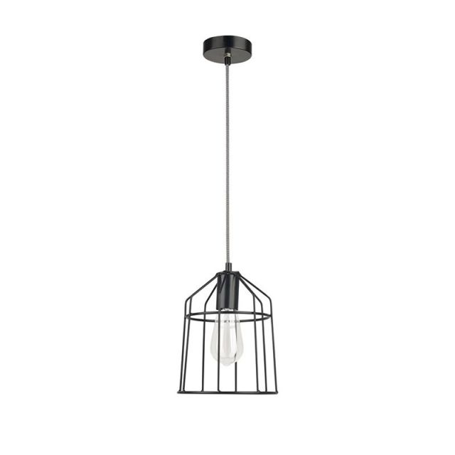 Pendant Light LED E27 12W Black Peppino 7605178