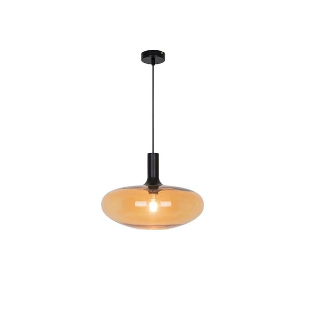 Pendant 1-Light E27 40W Amber Convex 4278101
