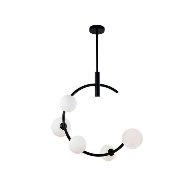 Pendant 5/lights G9 Black Fancy 4208600