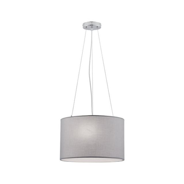 Pendant 3/lights E27 Gray Bristol 4114400