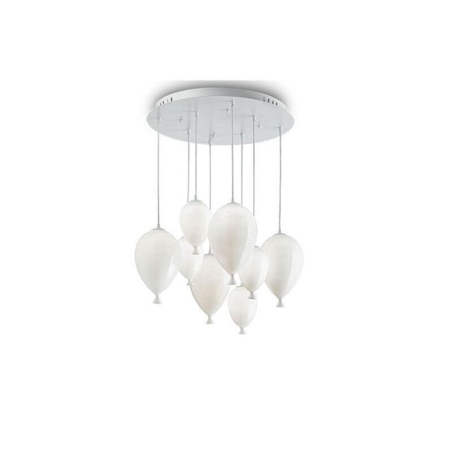 Pendant 8/lights G9 White Bianco 100883