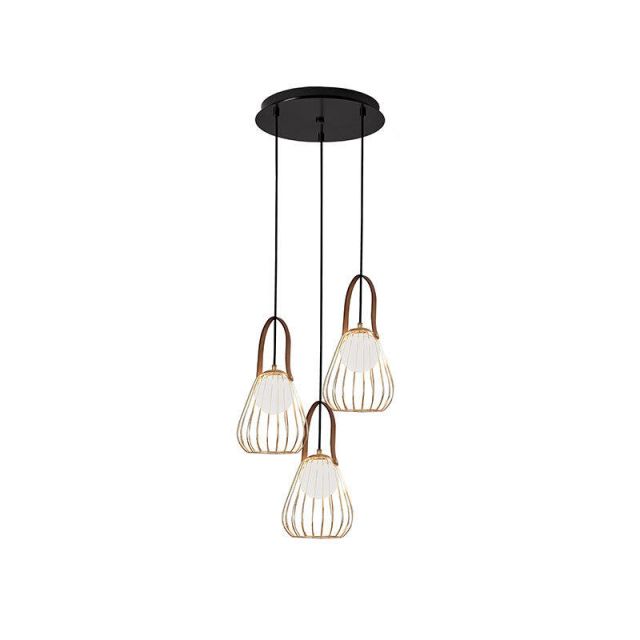 Pendant 3/lights G9 Gold Levik 4197500