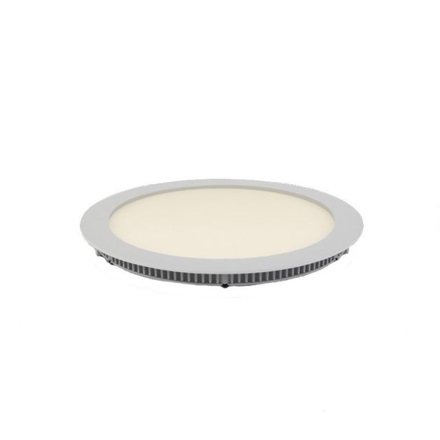 Φωτιστικό Χωνευτό PL Slim LED 18W 3000K Φ21cm Λευκό 10118FA-W-W