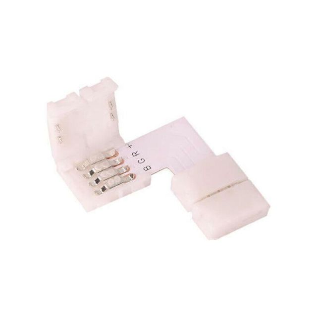 Γωνία 4 Επαφών RGB 5050 Led 7.2-14.4W 12-24V DC 147-70716