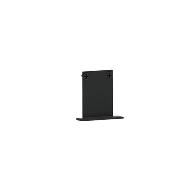 Metallic End Cup W/O Hole for Recessed Truck for 48V Magnetic System Black H:56mm W:39mm  -  20108-B