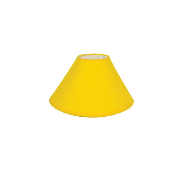 Fabric Shade Round Yellow VK-E27-E14-D35-Y