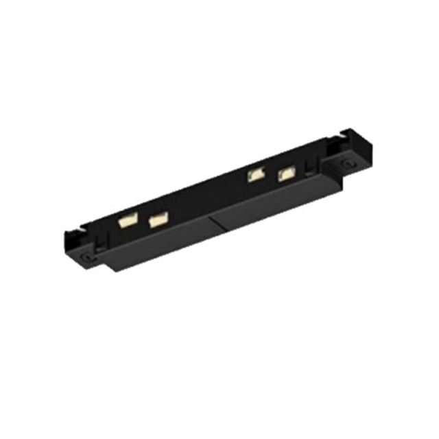 Current Connector Straight Of Black Magnetic Rail 02-0206