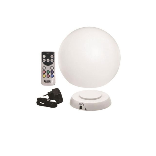 Μπάλα Φ40 5W Επαναφορτιζόμενη RGB Με Controller IP67 153-55351