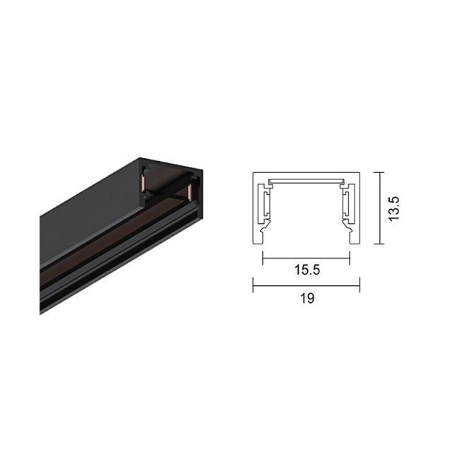 Ράγα Μαγνητική Slim 48V 02/0501