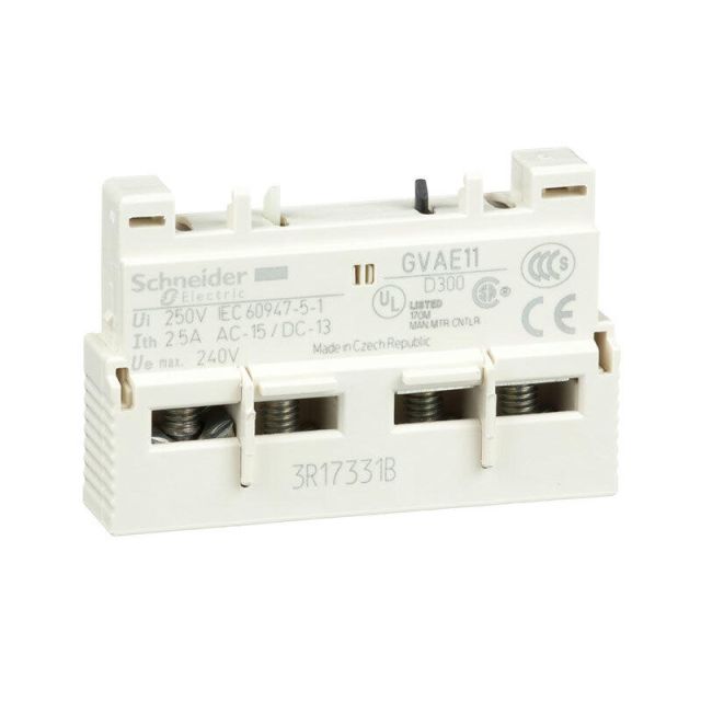 Auxilary Contact Block Front Side  1No+1Nc - Gvae11
