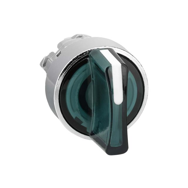 Φωτιζόμενη Κεφαλή Επιλογικού Διακόπτη Φ22 3 Θέσεων Πράσινο ZB4BK1533