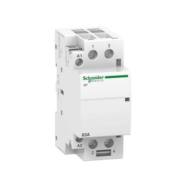 Ρελέ Ράγας ACT19 iCT Διπολικό 63A 220/240V 2A A9C20862