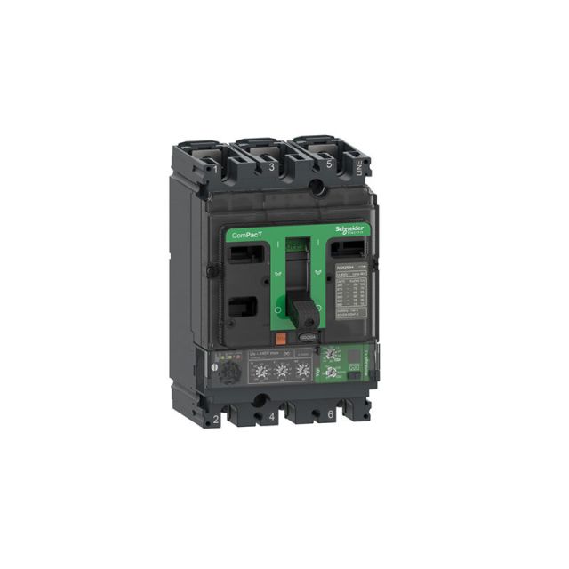Circuit Breaker NSX250H 70kA 415VAC 3P MicroLogic Vigi 4.2 Trip Unit 160A C25H34V160