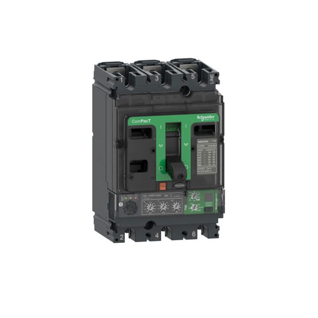 Circuit Breaker NSX250H 70kA 415VAC 3P MicroLogic Vigi 4.2 Trip Unit 250A C25H34V250