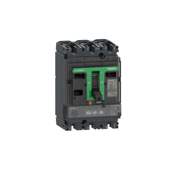 Circuit Breaker NSX250N MicroLogic 2.2 100A 3P3D C25N32D100