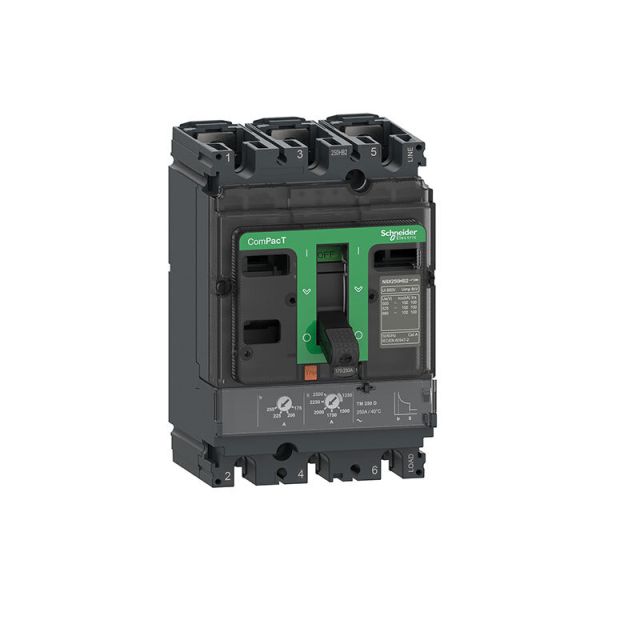 Circuit Breaker NSX250HB2 TMD 160A 3P3D C25W3TM160