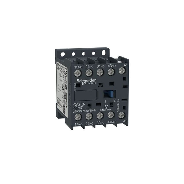 Βοηθητικό Ρελέ Ελέγχου 2 NO+2 NC 690V 127V AC Πηνίο TeSys Κ CA2KN22FC7