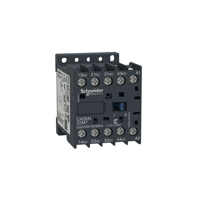 Βοηθητικό Ρελέ Ελέγχου 2NO+2NC 690V 120V AC Πηνίο TeSys Κ CA2KN22G7