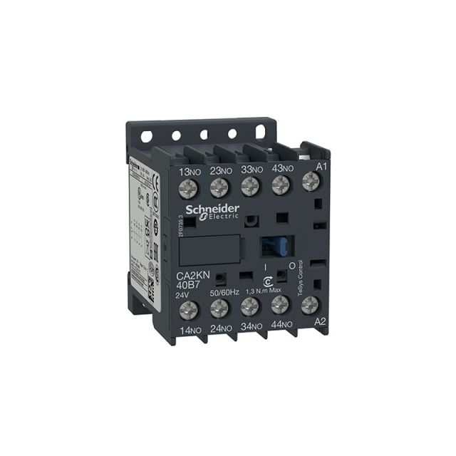 Βοηθητικό Ρελέ Ελέγχου 4NO 690V 480V AC Πηνίο TeSys Κ CA2KN40T7