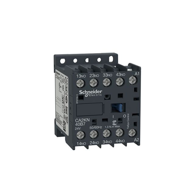Βοηθητικό Ρελέ Ελέγχου 4NO 690V 230/240V AC Πηνίο TeSys Κ CA2KN40U7