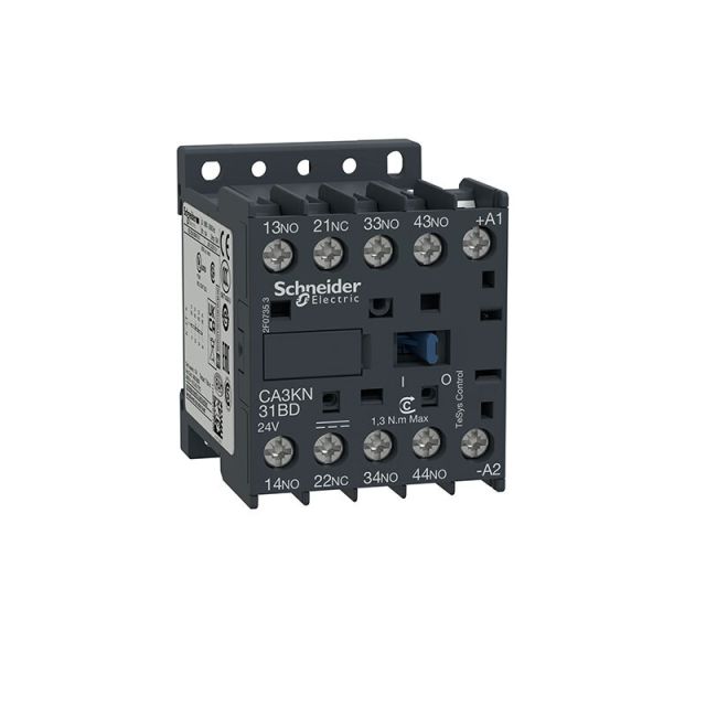 Βοηθητικό Ρελέ Ελέγχου 3NO+1NC 690V 110V DC Πηνίο TeSys Κ CA3KN31FD