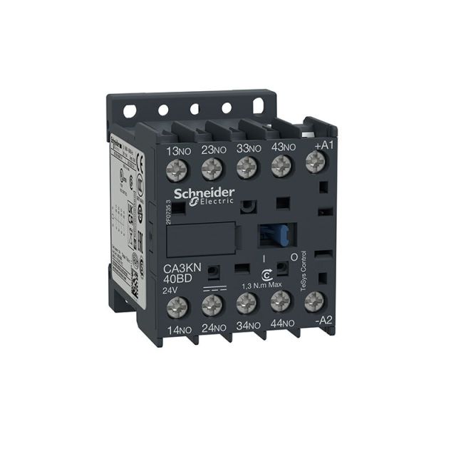 Βοηθητικό Ρελέ Ελέγχου 4NO 690V 125V DC Πηνίο TeSys Κ CA3KN40GD
