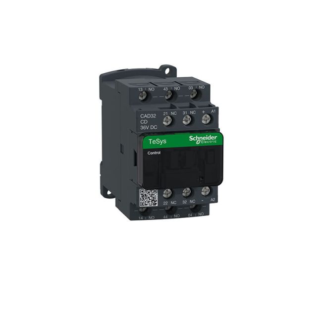 Βοηθητικό Ρελέ Ελέγχου 3NO+2NC 690V 36V DC Πηνίο TeSys D CAD32CD