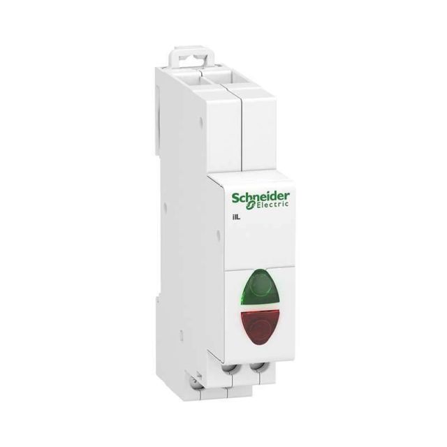 Acti 9 iIL Διπλή Ενδεικτική Λυχνία LED 110230V AC Πράσινο Κόκκινο A9E18325