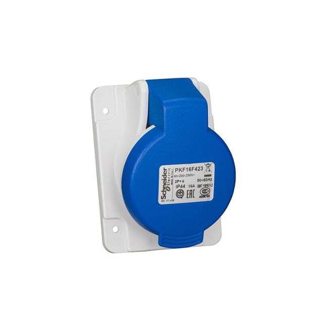 Πρίζα Πίνακος 16A 2P+E 200-250VAC Pratika PKF16F423