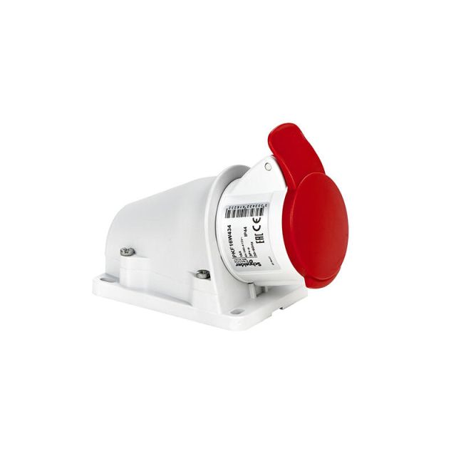 Πρίζα Επίτοιχη 16A 3P+E 380-415V AC Pratika PKF16W434