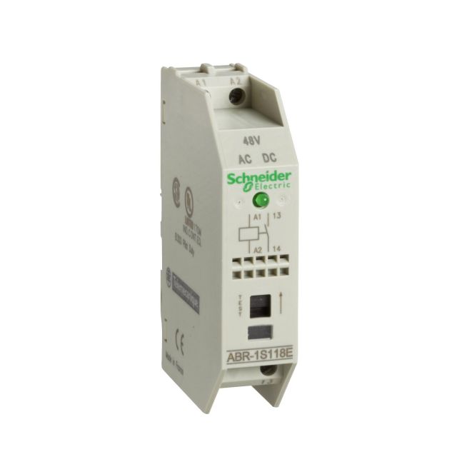 Ρελέ Εξόδου 17.5mm Ηλεκτρομηχανικό 1 Επαφής 24V ABR1S318B