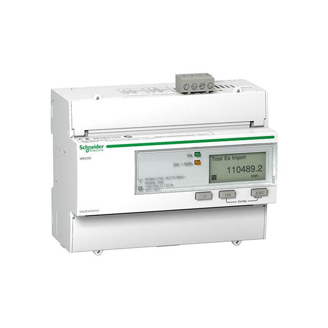 Μετρητής Ενέργειας 3Φ 125A A9MEM3355