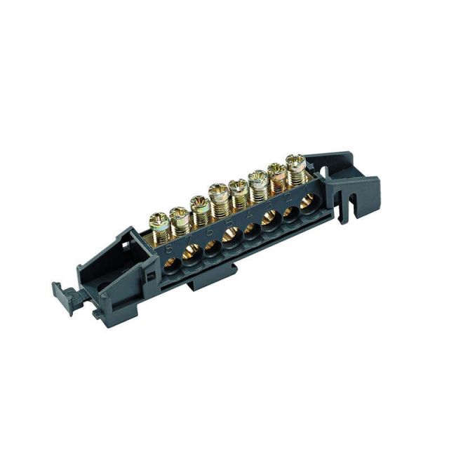 Distribution terminal block - 80A - 8 holes 13576