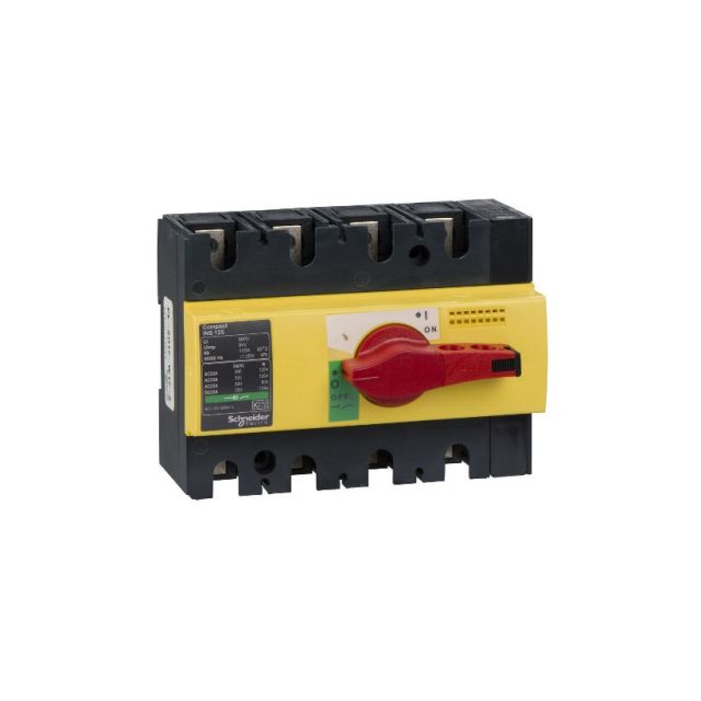 Emergency Stop Switch Disconnector 4Ρ 125Α 28927
